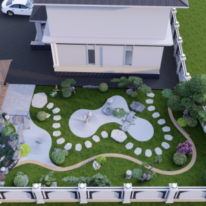 MẪU THIẾT KẾ SÂN VƯỜN BIỆT THỰ HIỆN ĐẠI