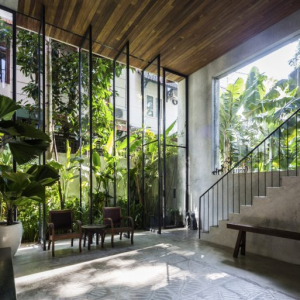 NGÔI NHÀ CẤP 4 XANH MÁT GIỮA LÒNG SÀI GÒN