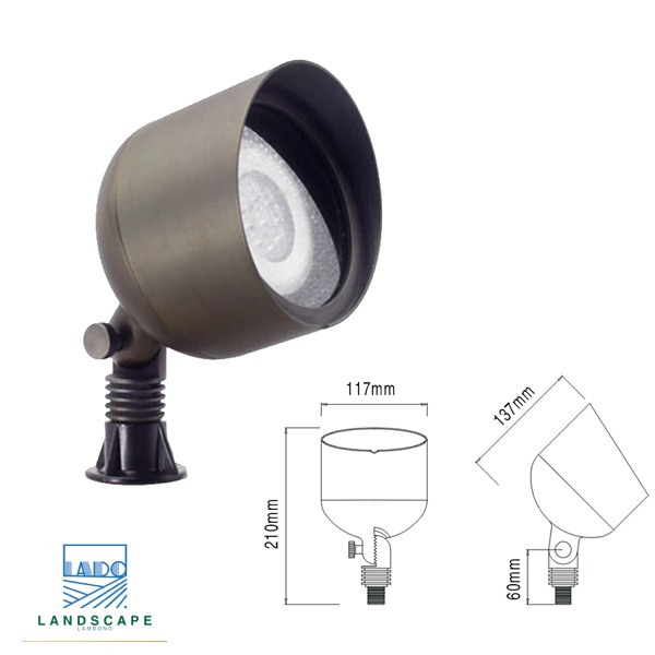 Đèn LED Chiếu Điểm - Đèn Hắt Cây Lớn 12VDC - Mã Sản Phẩm:LT2304