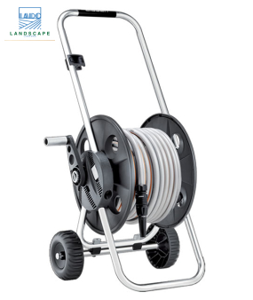 Cuộn ống tưới cây có xe đẩy Claber 8863 Metal Junior Pronto 30
