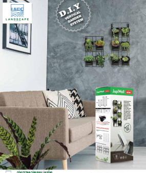 Hệ vườn đứng cho hoa đá JupiWall Mini
