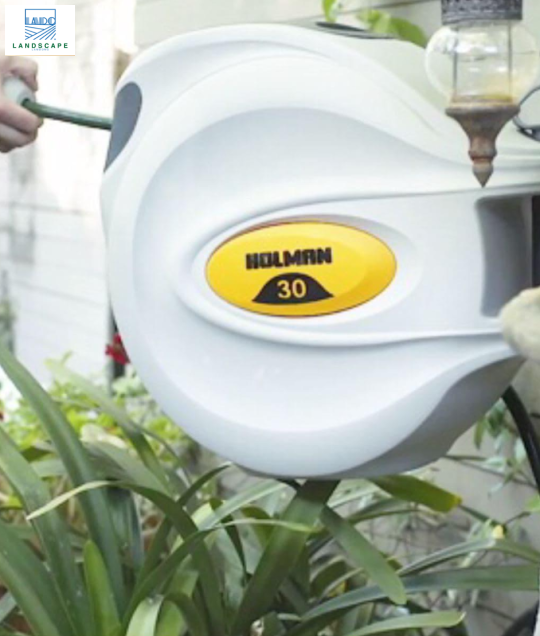 Ống cuộn tưới vườn thu dây tự động 30m Holman – RainUltra