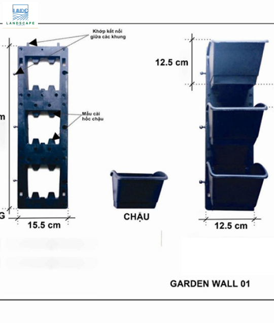 Module vườn tường đứng
