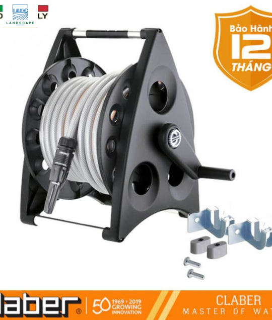 Cuộn vòi tưới cây 20m Claber Kiros Kit 8945