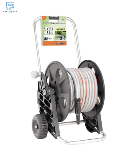 Cuộn ống tưới cây có xe đẩy Claber Genius Compact 25 8858