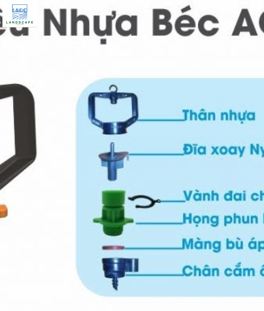 Béc tưới cây bù áp AQ206PC 72 lít – Automat