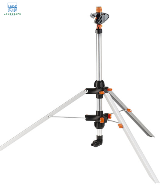 Béc tưới cây phun mưa Claber tự xoay 0 – 360° 3 chân đứng max 572 m2 8715