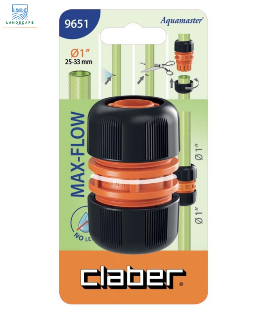 Khớp nối ống mềm 1″ (25mm) Claber 9651