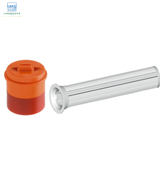 Đầu béc tưới popup Claber trung tâm ô chữ nhật (màu cam) 90110